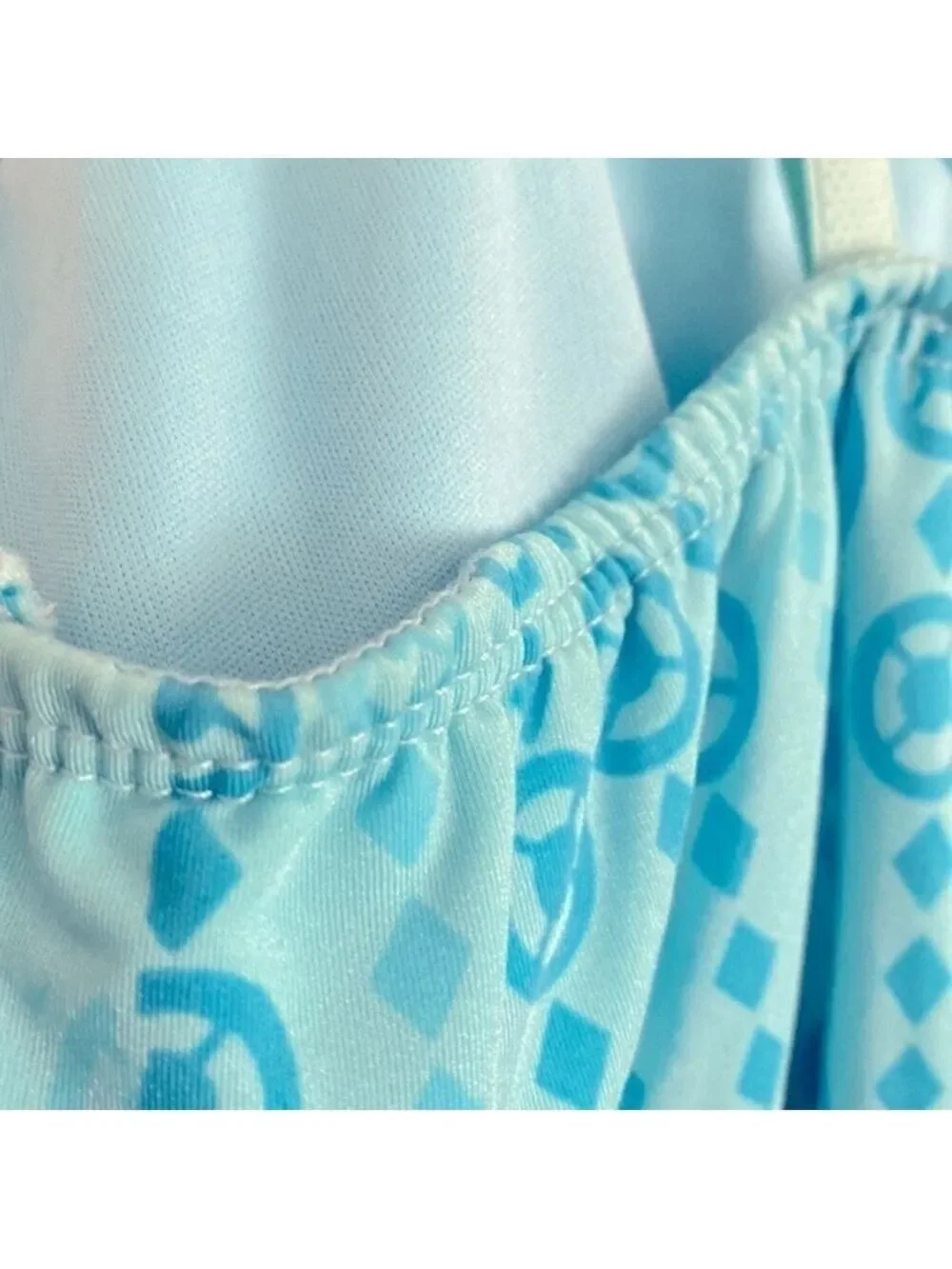 Y2K vintage Abercrombie & Fitch turquoise maxi dress
